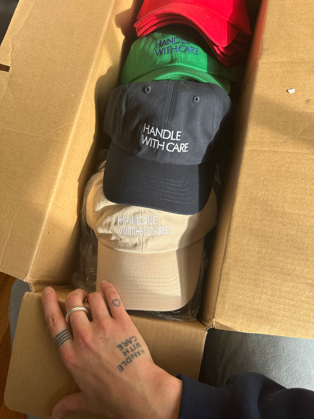 Handle With Care Cap